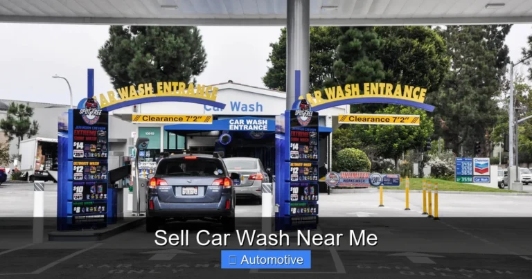 Sell Car Wash Near Me