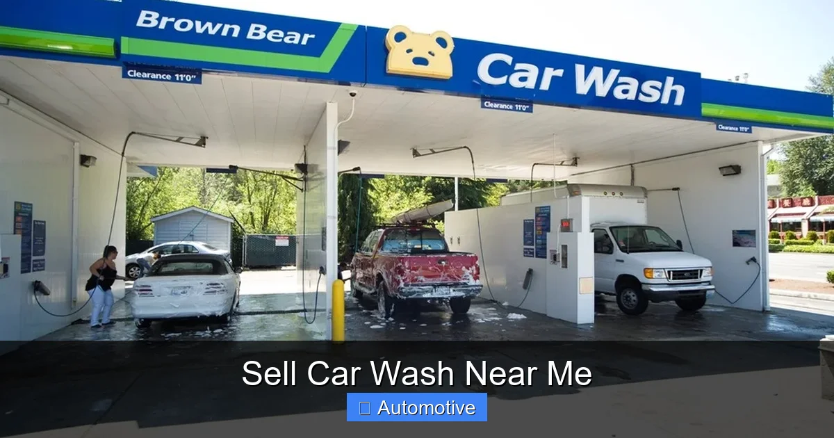 Sell Car Wash Near Me
