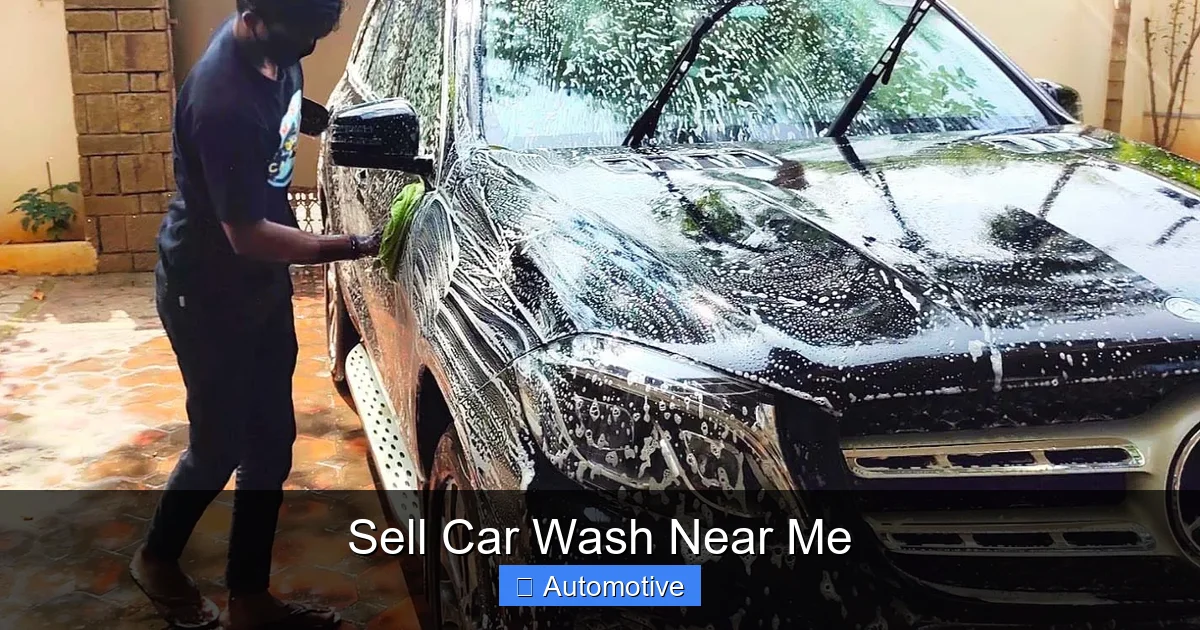 Sell Car Wash Near Me