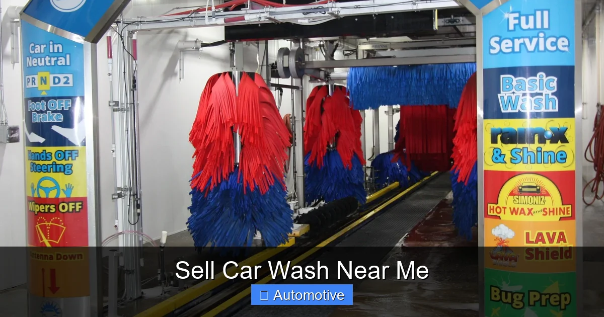 Sell Car Wash Near Me