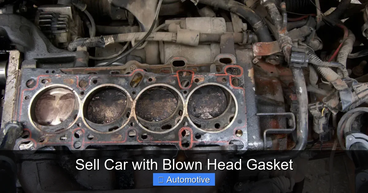 Sell Car with Blown Head Gasket