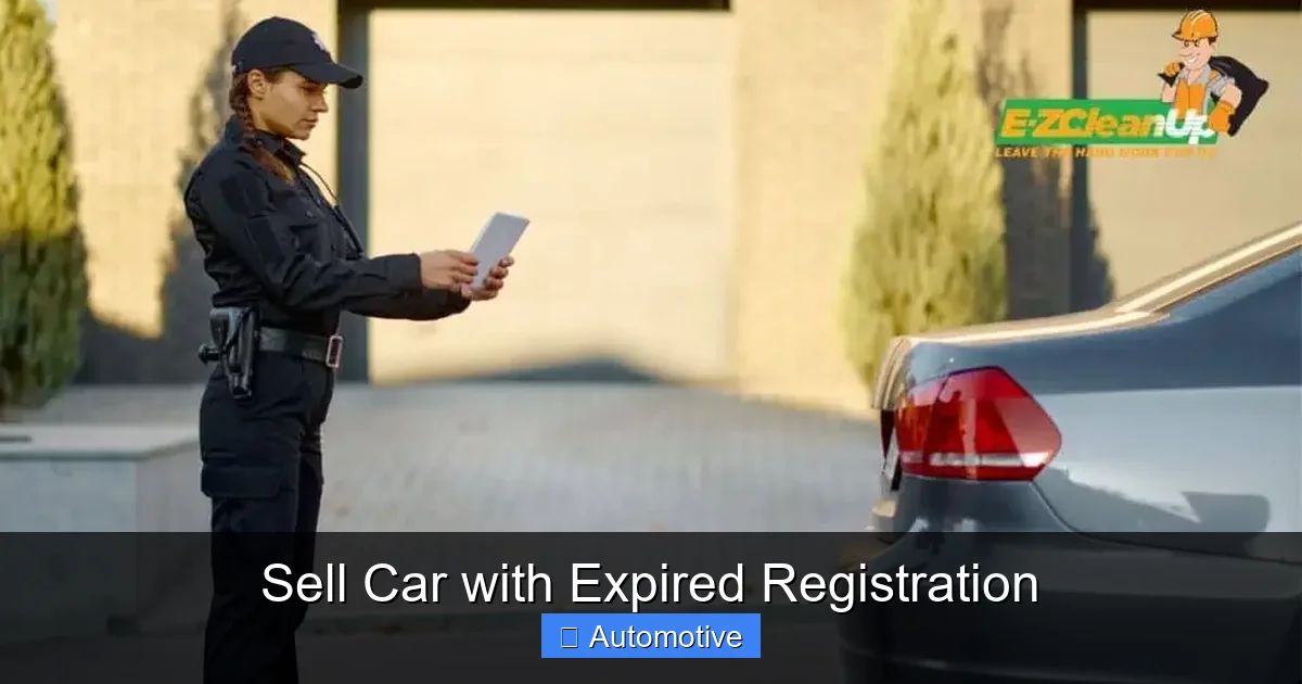 Sell Car with Expired Registration