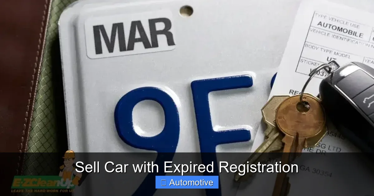 Sell Car with Expired Registration
