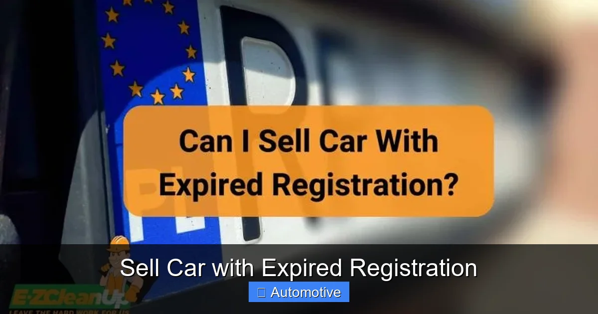 Sell Car with Expired Registration