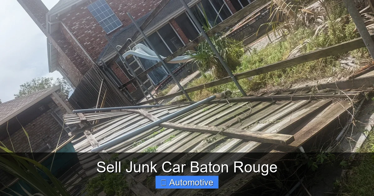 Sell Junk Car Baton Rouge
