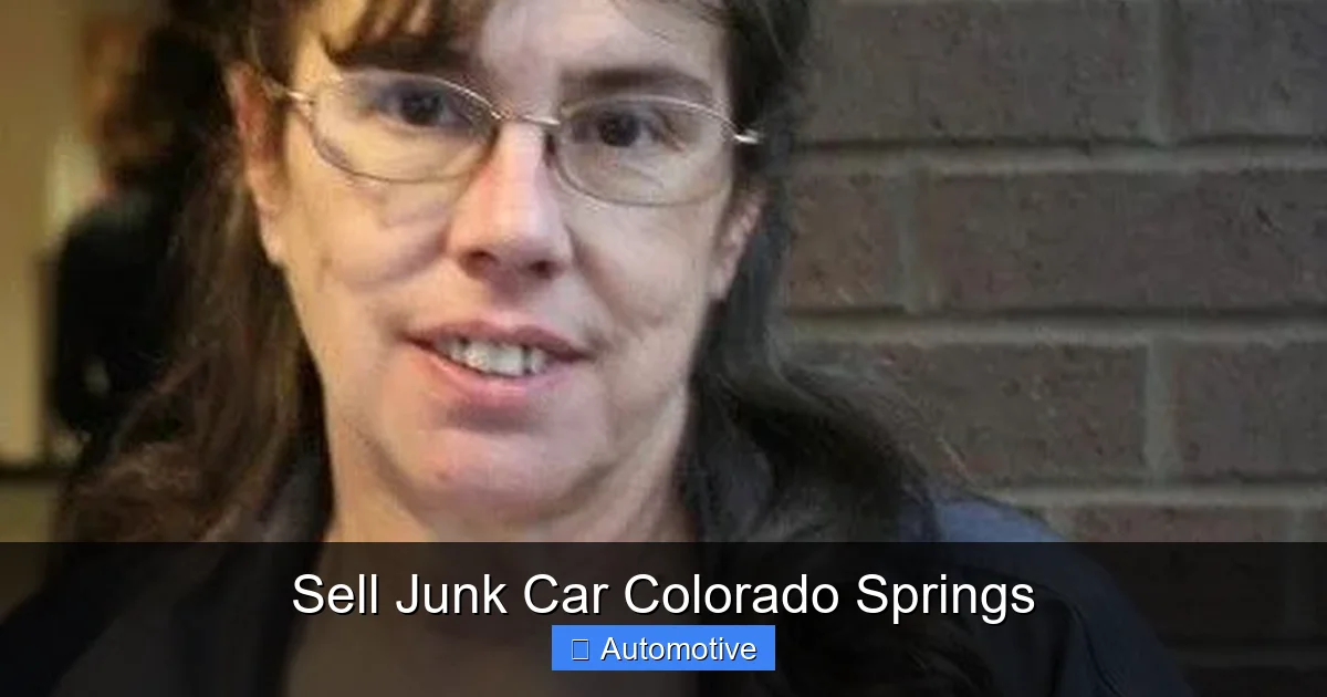 Sell Junk Car Colorado Springs