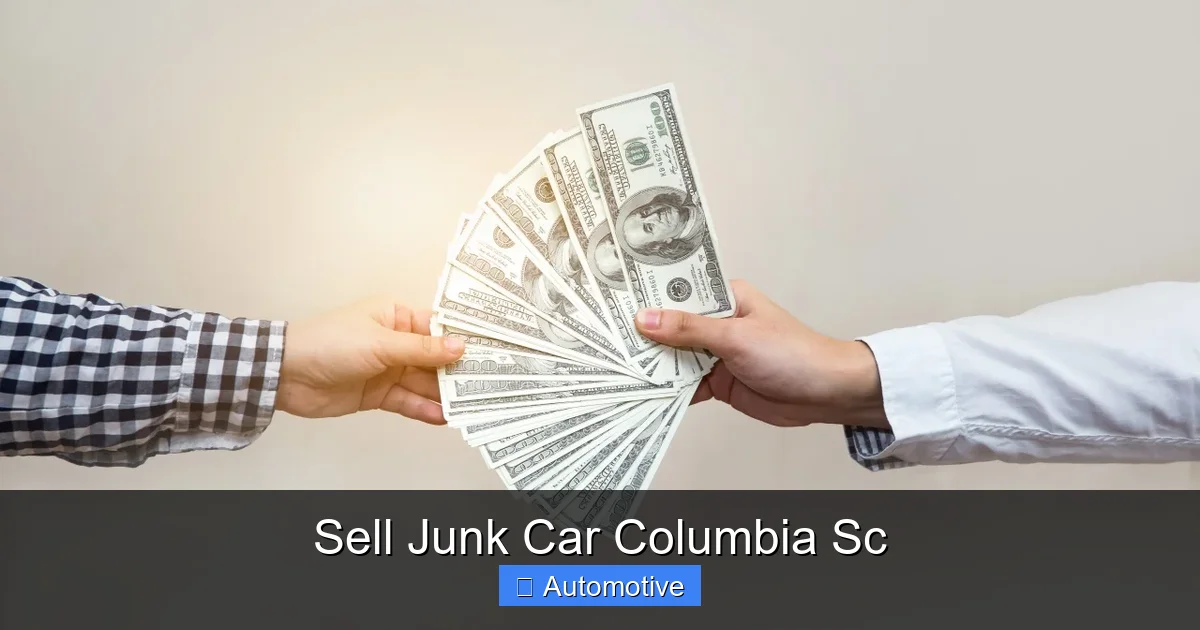 Sell Junk Car Columbia Sc