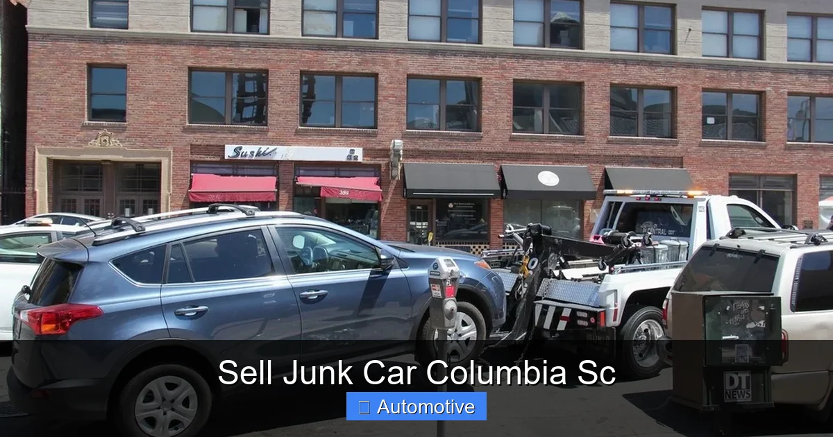 Sell Junk Car Columbia Sc