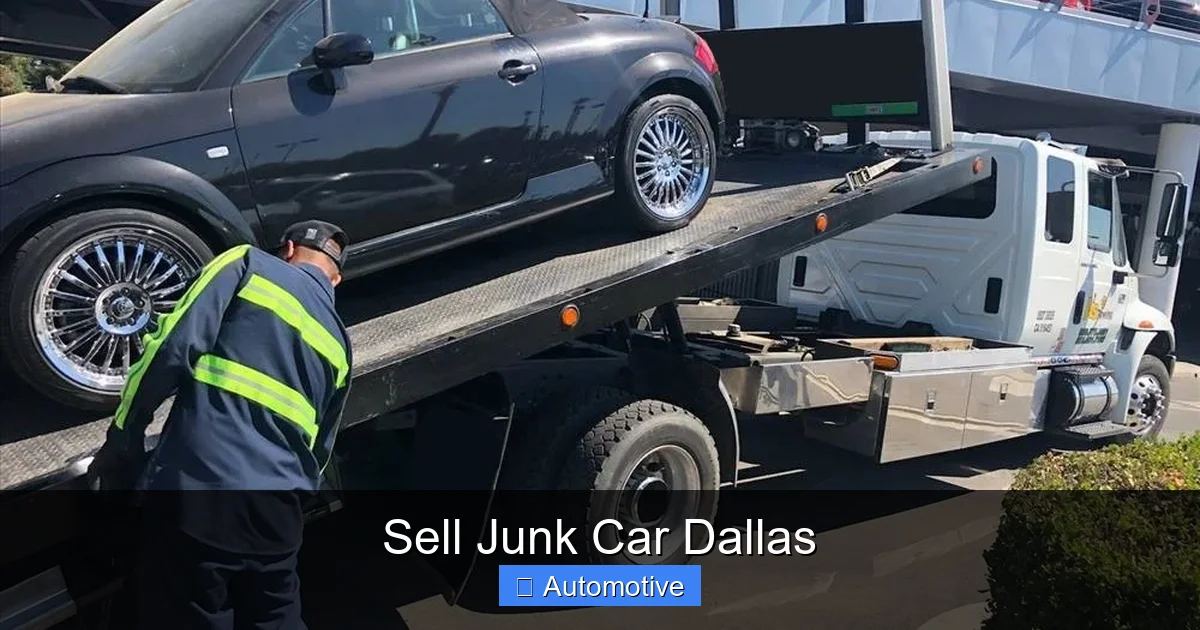 Sell Junk Car Dallas