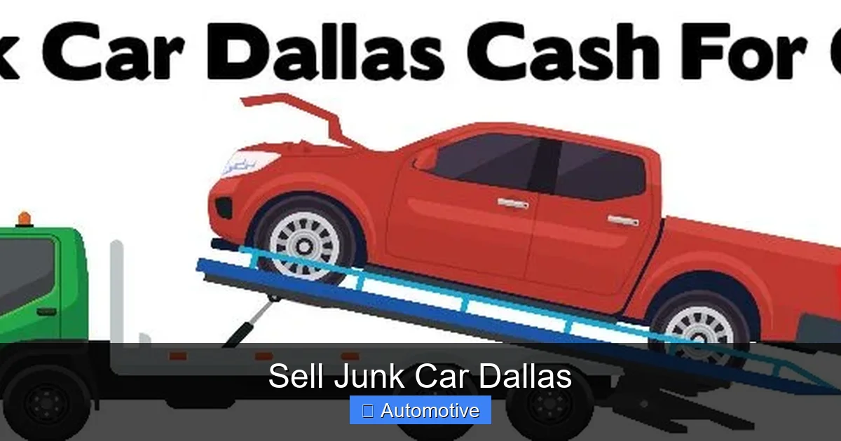 Sell Junk Car Dallas