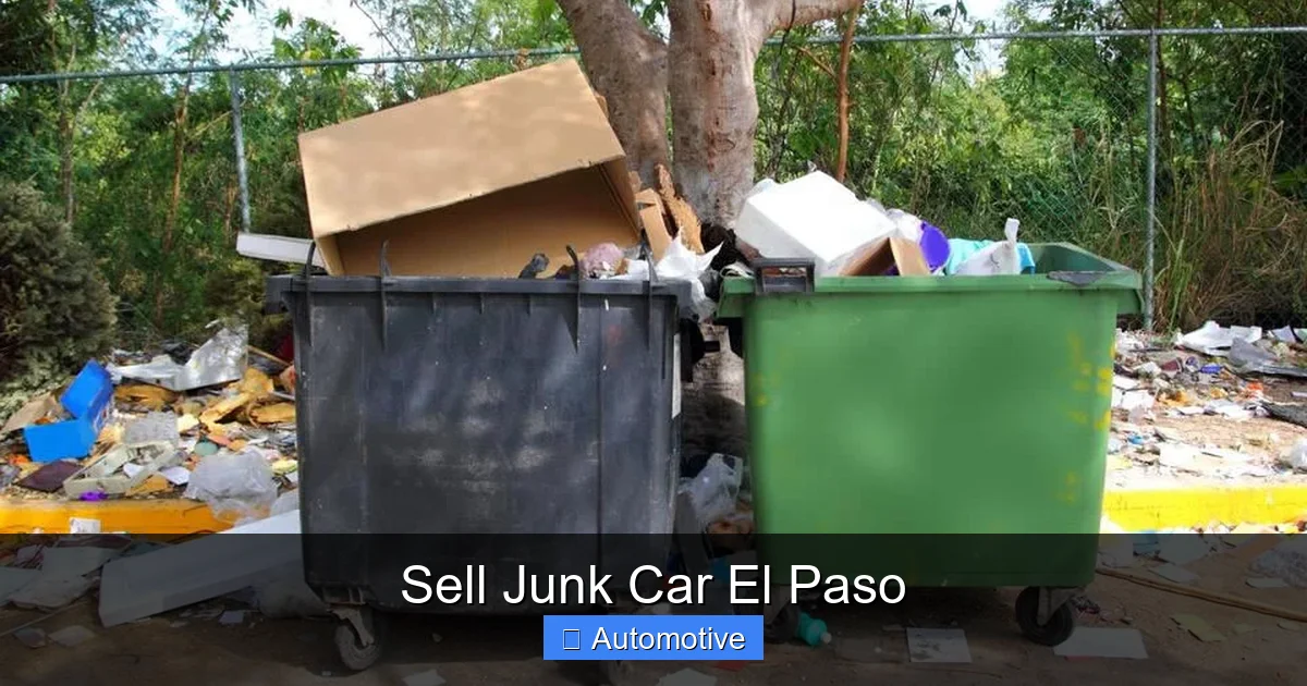 Sell Junk Car El Paso