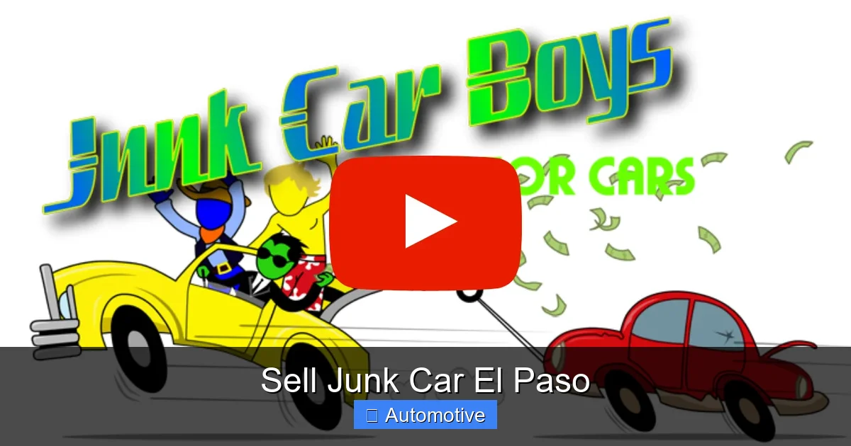 Sell Junk Car El Paso
