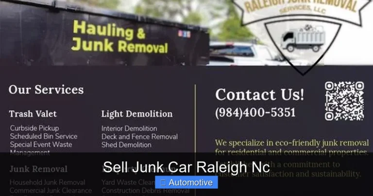 Sell Junk Car Raleigh Nc