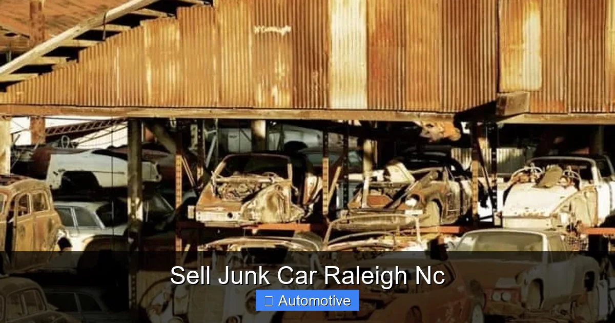 Sell Junk Car Raleigh Nc