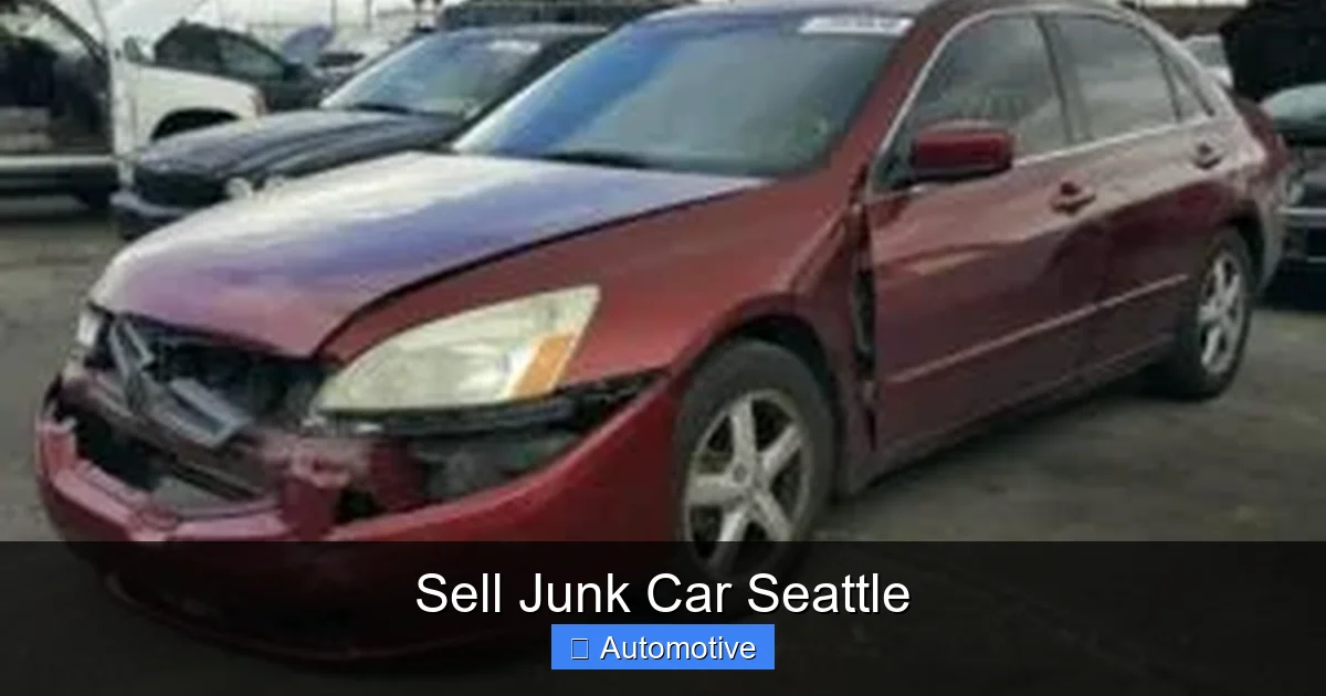 Sell Junk Car Seattle
