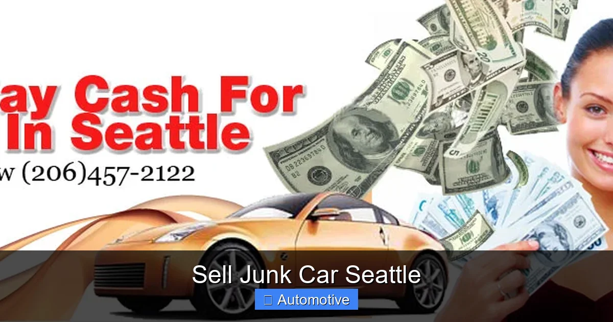Sell Junk Car Seattle