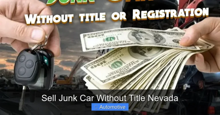 Sell Junk Car Without Title Nevada