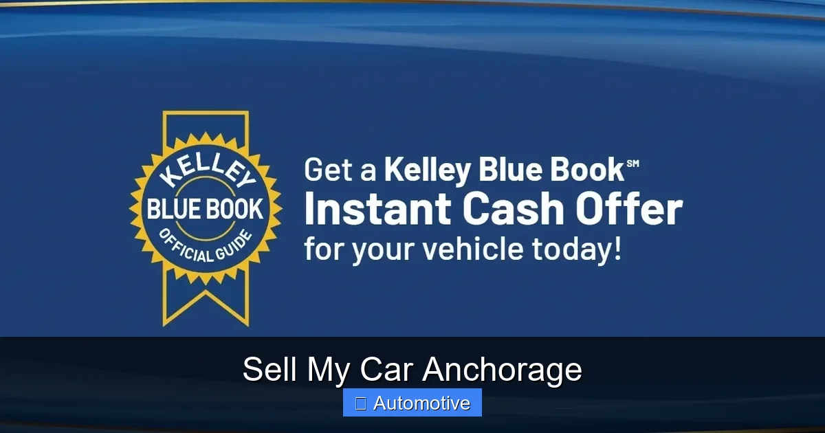 Sell My Car Anchorage