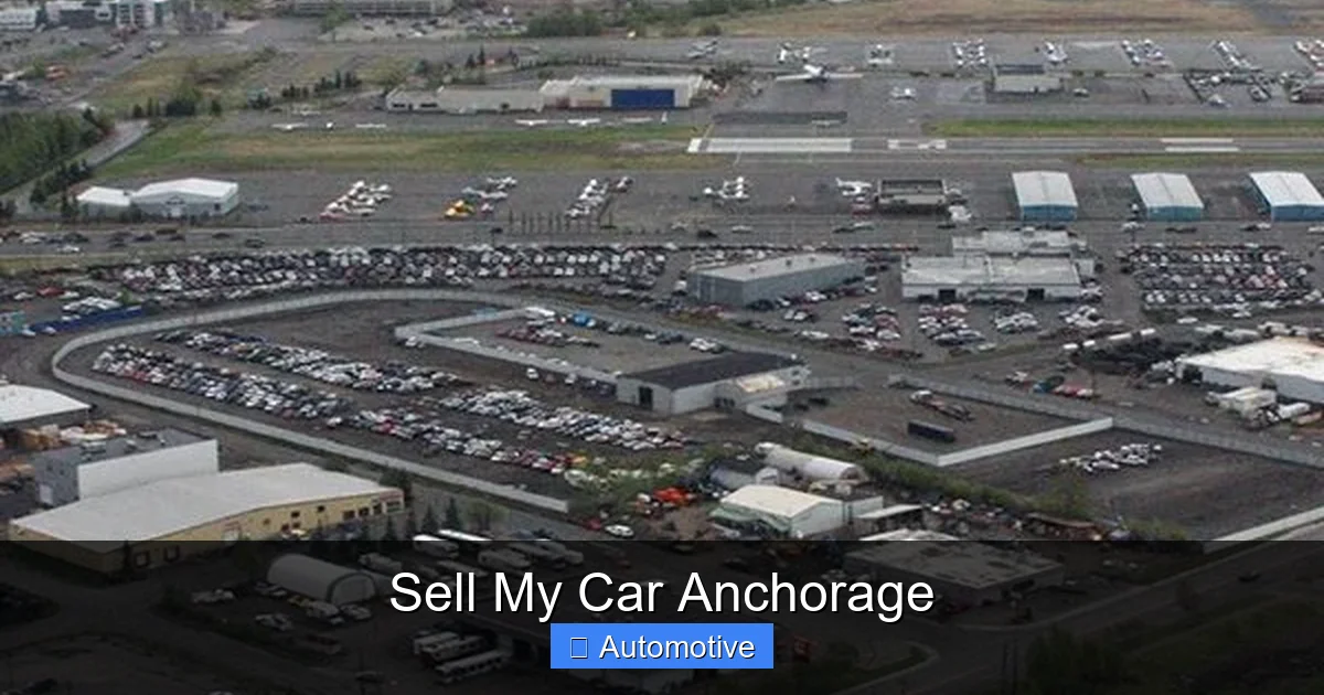 Sell My Car Anchorage
