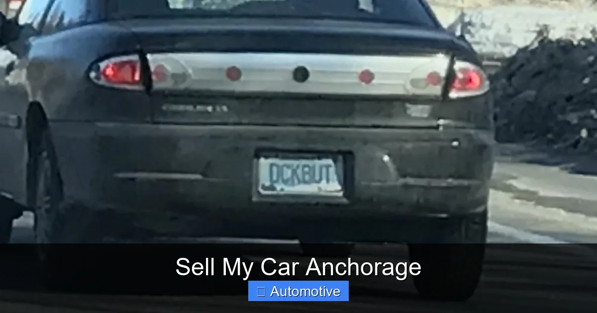 Sell My Car Anchorage