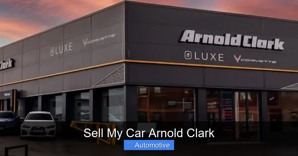 Sell My Car Arnold Clark