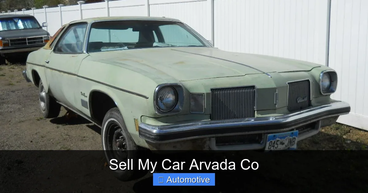 Sell My Car Arvada Co