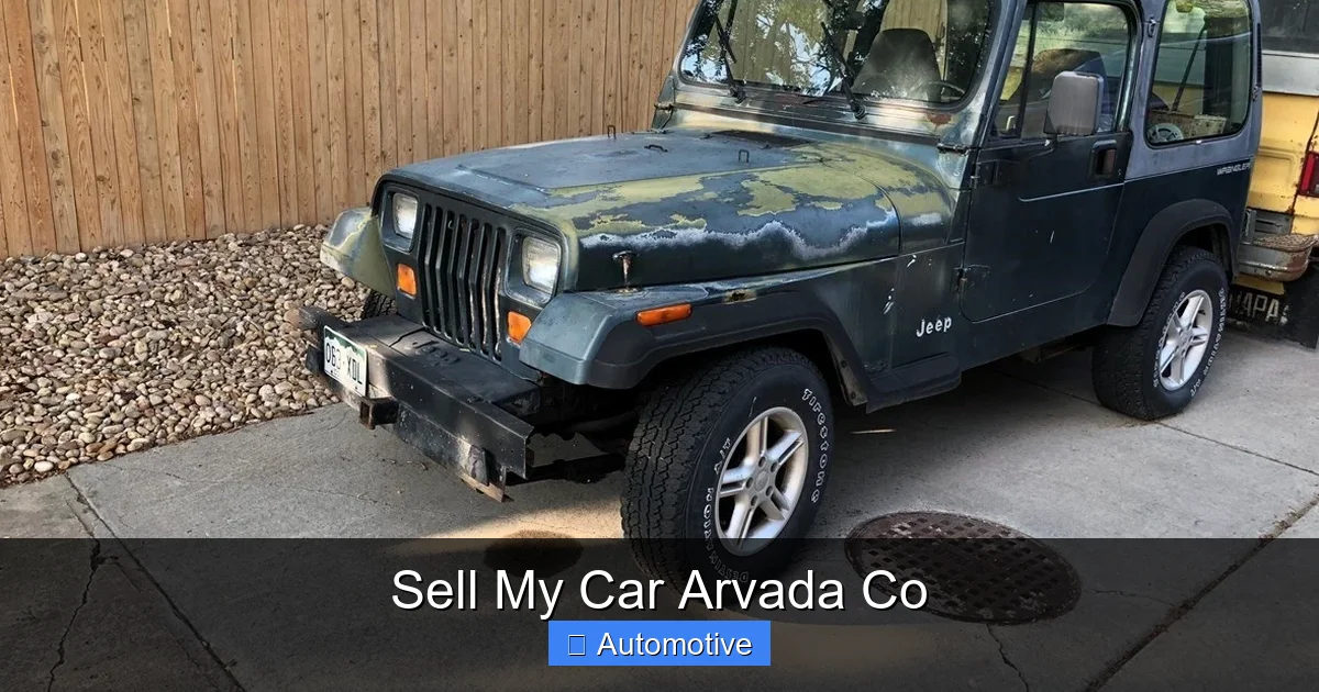 Sell My Car Arvada Co
