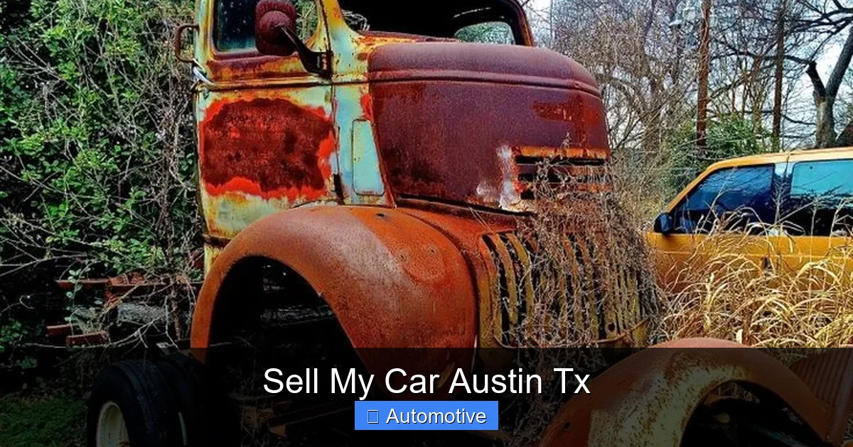 Sell My Car Austin Tx