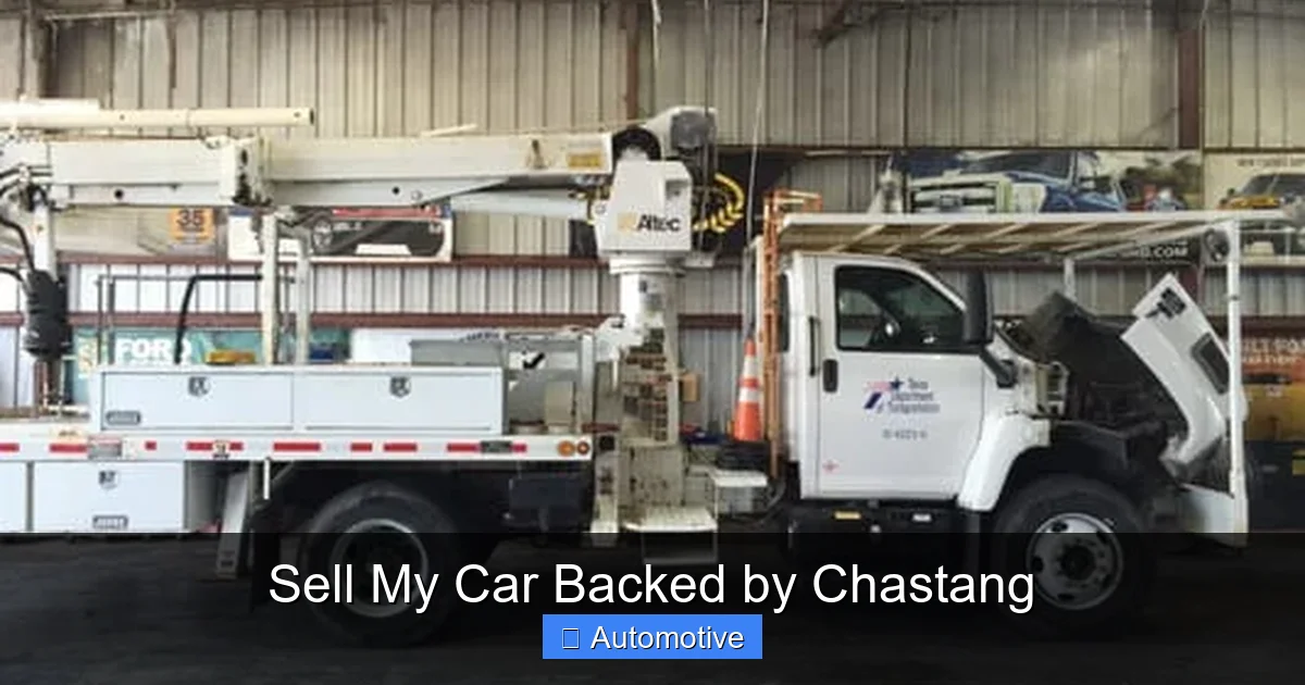 Sell My Car Backed by Chastang