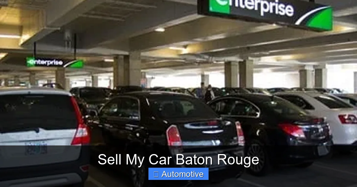 Sell My Car Baton Rouge