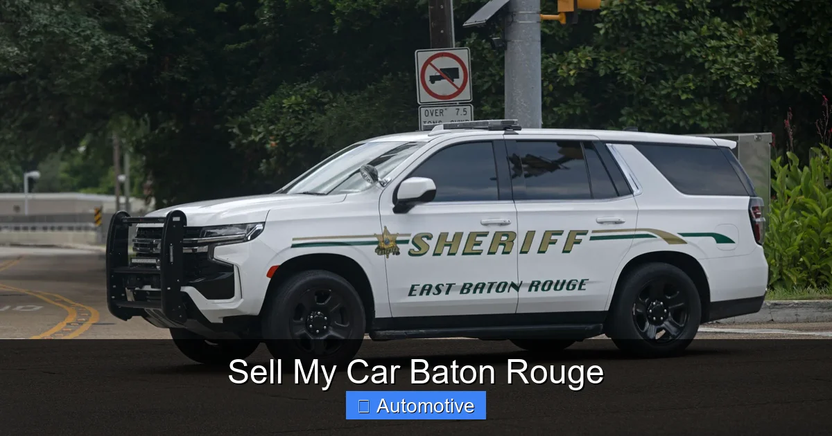 Sell My Car Baton Rouge