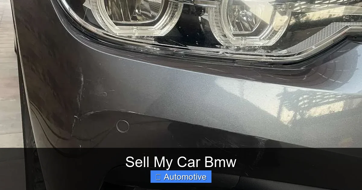 Sell My Car Bmw