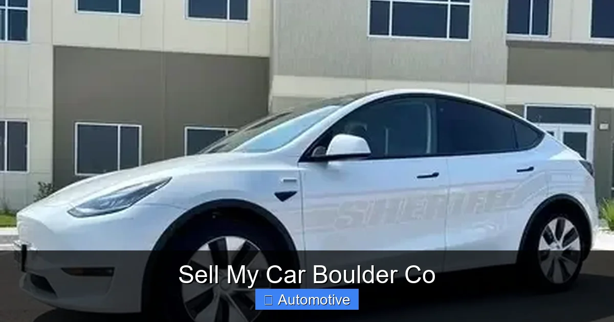 Sell My Car Boulder Co