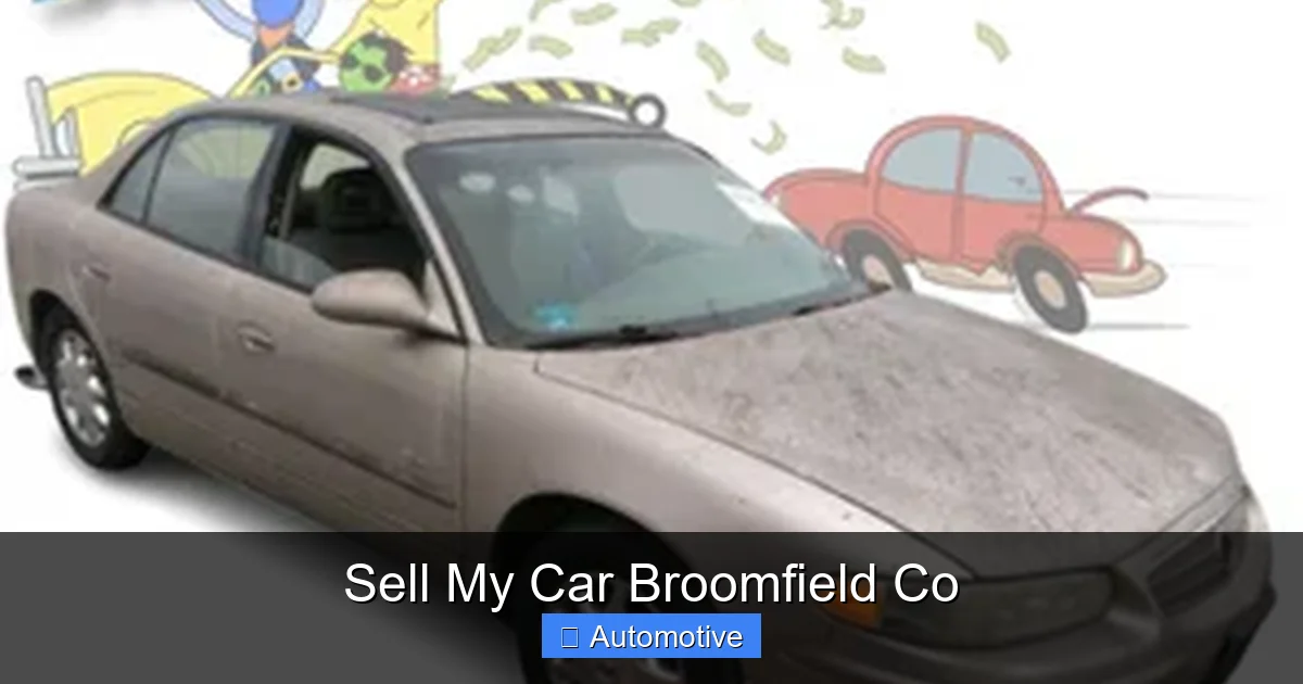 Sell My Car Broomfield Co