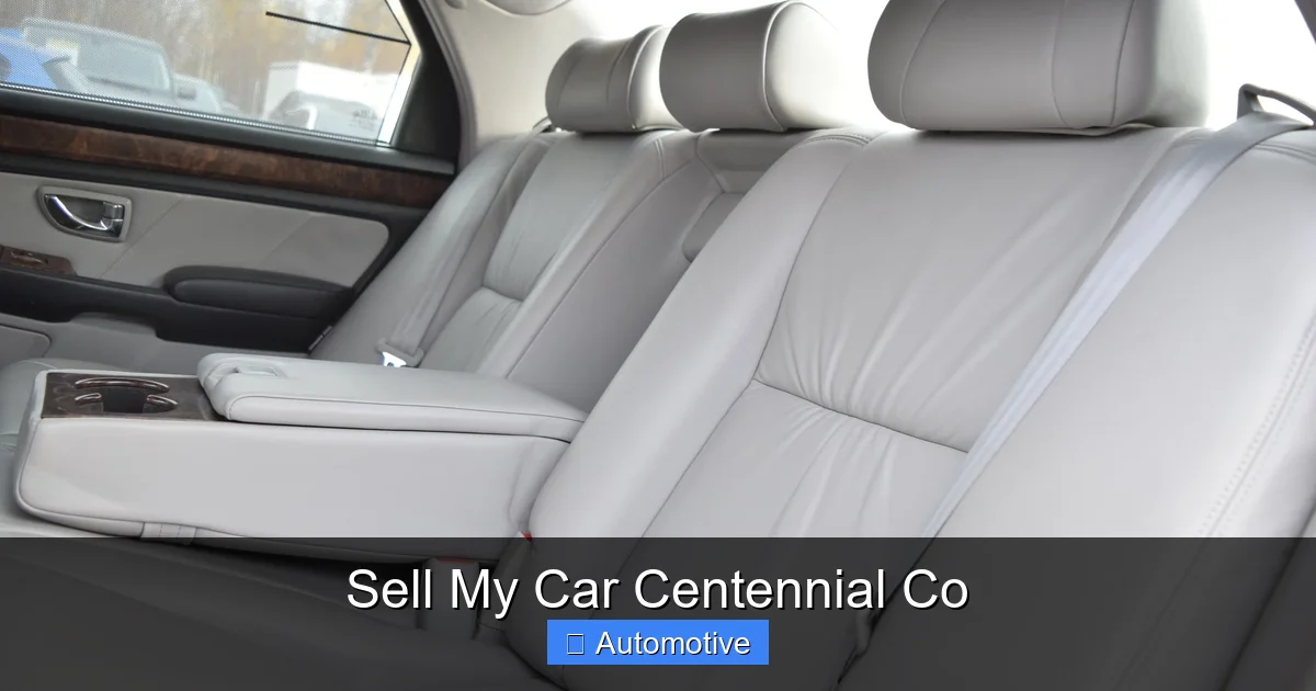 Sell My Car Centennial Co