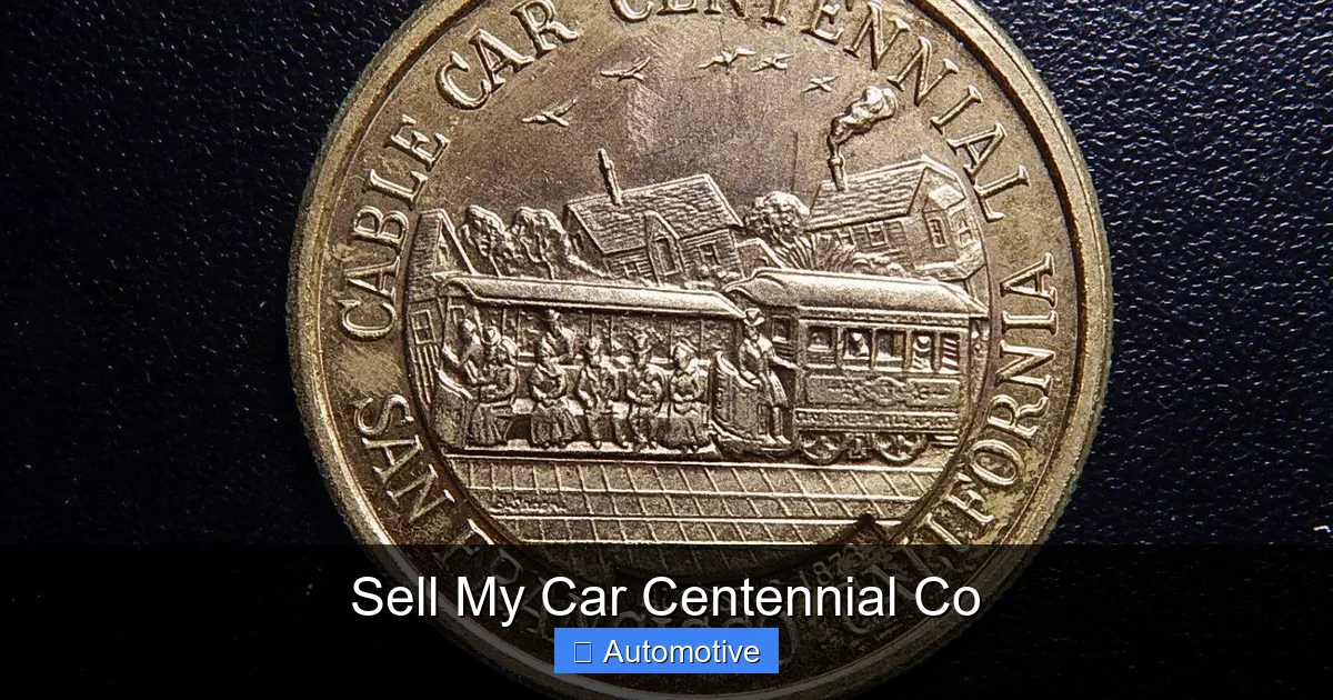 Sell My Car Centennial Co