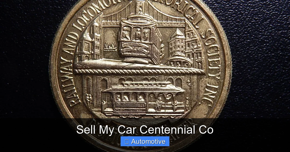 Sell My Car Centennial Co