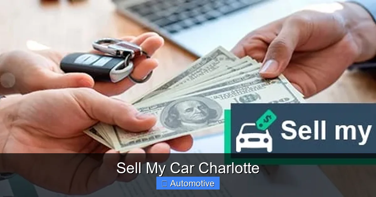 Sell My Car Charlotte