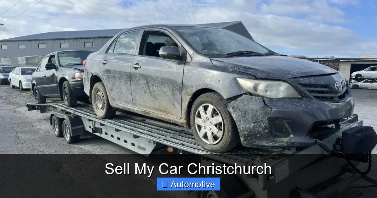 Sell My Car Christchurch