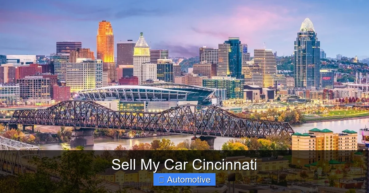 Sell My Car Cincinnati