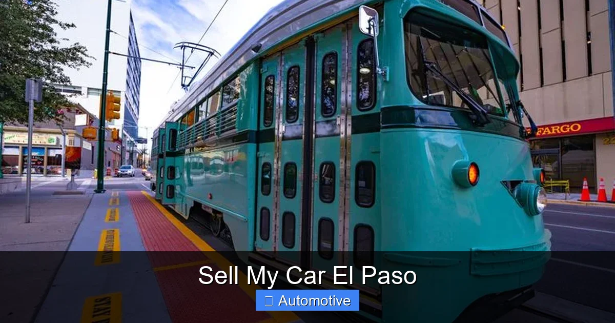 Sell My Car El Paso