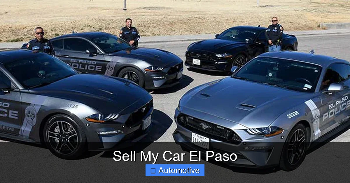 Sell My Car El Paso