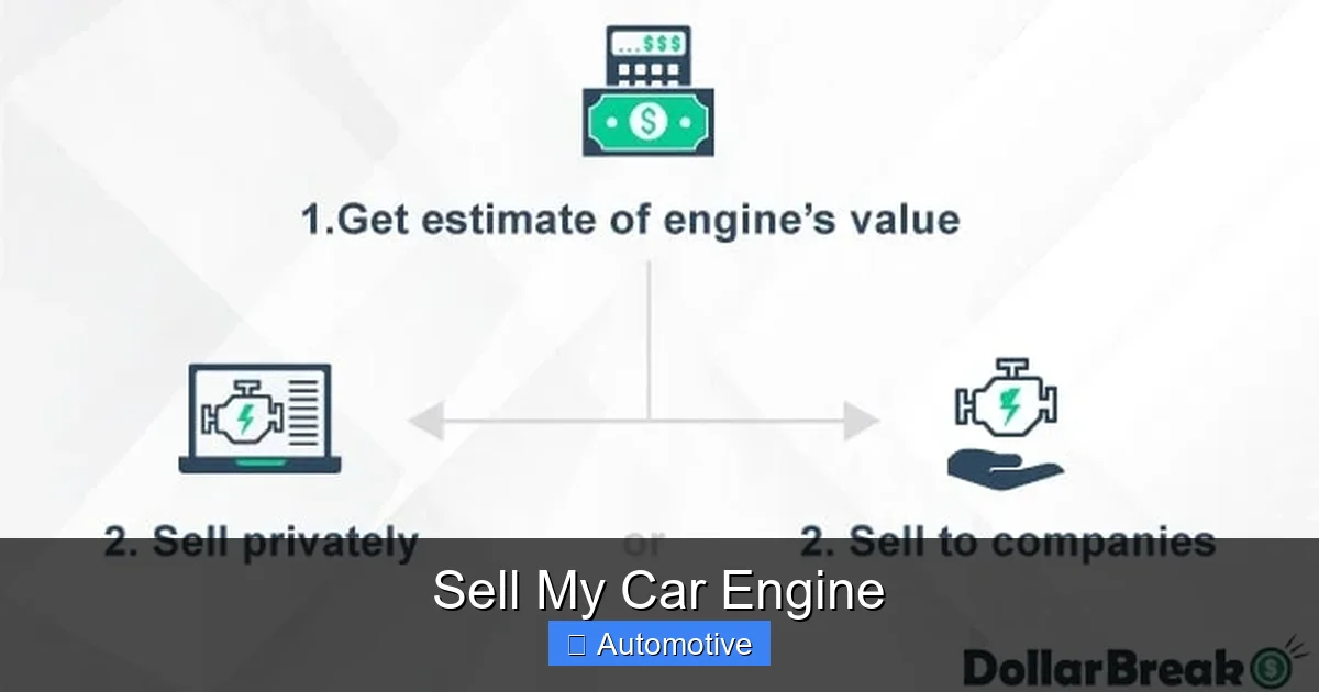 Sell My Car Engine