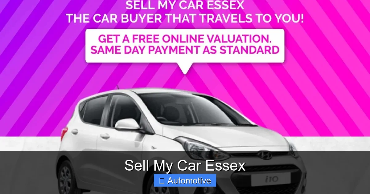 Sell My Car Essex