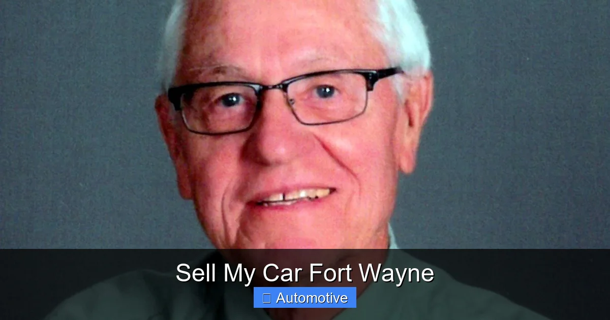Sell My Car Fort Wayne
