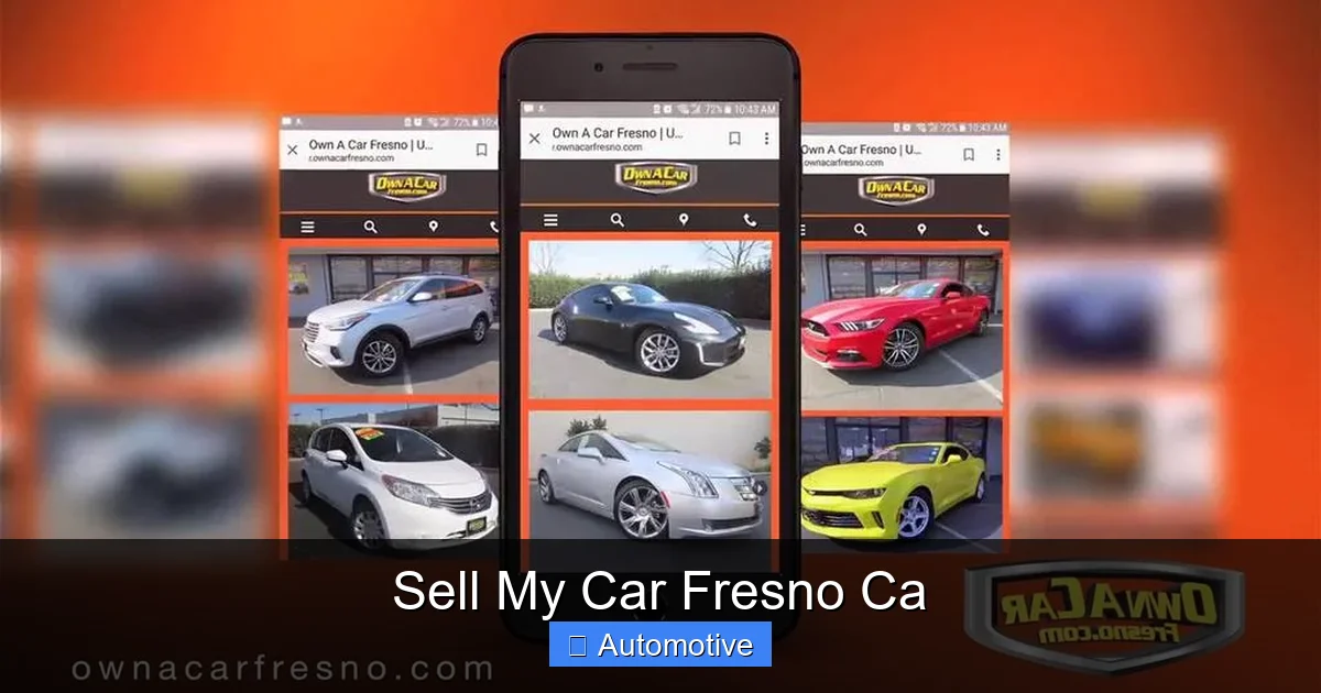 Sell My Car Fresno Ca