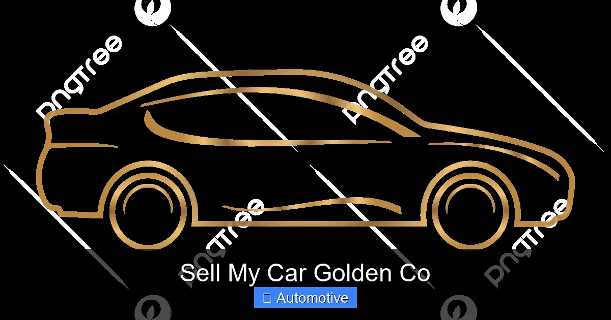 Sell My Car Golden Co