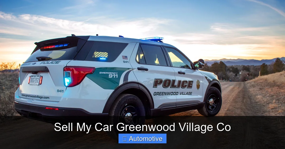Sell My Car Greenwood Village Co