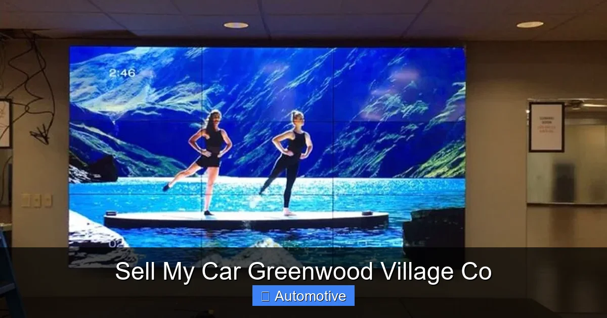 Sell My Car Greenwood Village Co