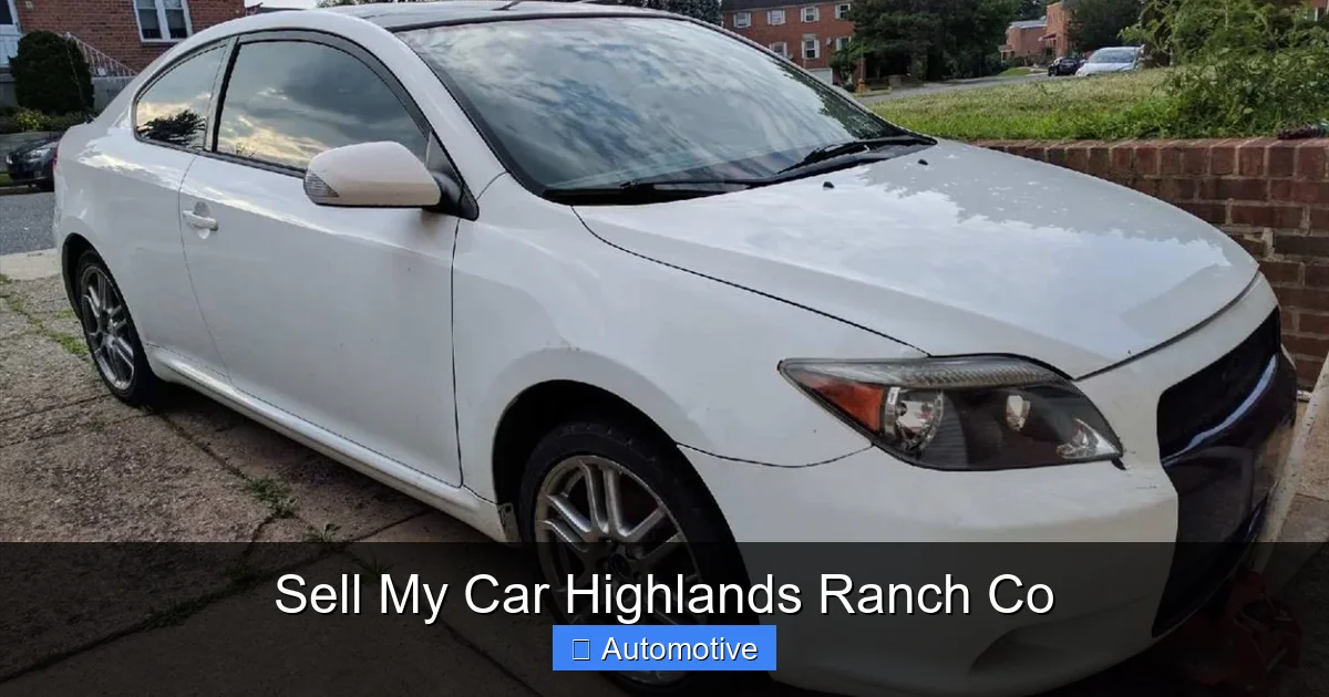 Sell My Car Highlands Ranch Co